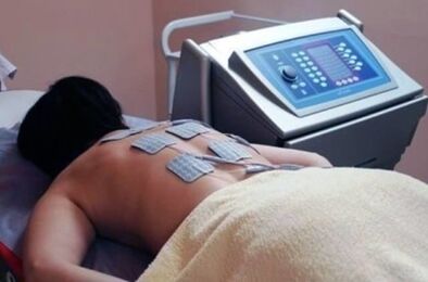 Thoracic osteochondrosis is effectively treated using electrophoresis