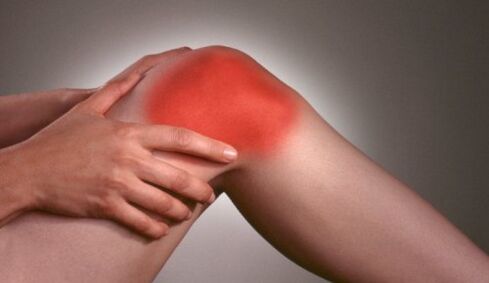knee pain due to arthrosis